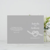 ハートは大きな結婚式のプログラムを結ぶ (スタンド正面)