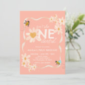 ハートは彼女のワンダーフルデイジー最初の誕生日 招待状 (スタンド正面)