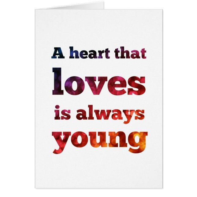 ハートは愛する若くカラフルな《写真》ぼけ味常にです (正面)