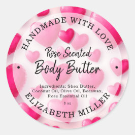 ハートは愛で手作り ラウンドシール