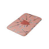 ハートは手作りの矢印。 バスマット (アングル)