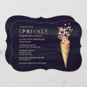 ハートは招待状を振りかけます 招待状 (正面/裏面)