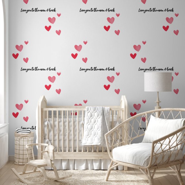 ハートは月にあなたを愛する 壁紙 (キッズ)