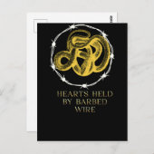 ハートは有刺鉄製はがき ポストカード (正面/裏面)