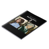 ハートは有刺鉄製ノートで保持 ノートブック (左側)