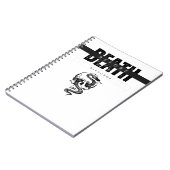 ハートは有刺鉄製ノートで保持 ノートブック (左側)