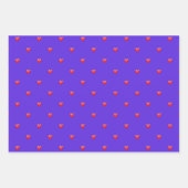 ハートは楽かわいらししく完璧 ラッピングペーパーシート (正面3)