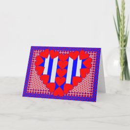 ハートは永久に縞で飾り、 シーズンカード