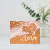 ハートは砂の中。バレンタイン シーズンポストカード (スタンド正面)