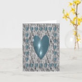 ハートは空を満たしました カード (黄色い花)