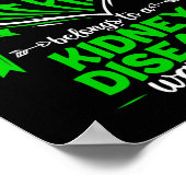 ハートは腎臓病の戦士である腎臓Dに属する ポスター (角)