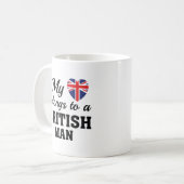 ハートは英国人のもの コーヒーマグカップ (正面左)