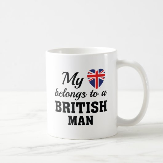ハートは英国人のもの コーヒーマグカップ (右)