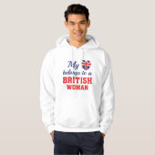ハートは英国 パーカ (正面フル)