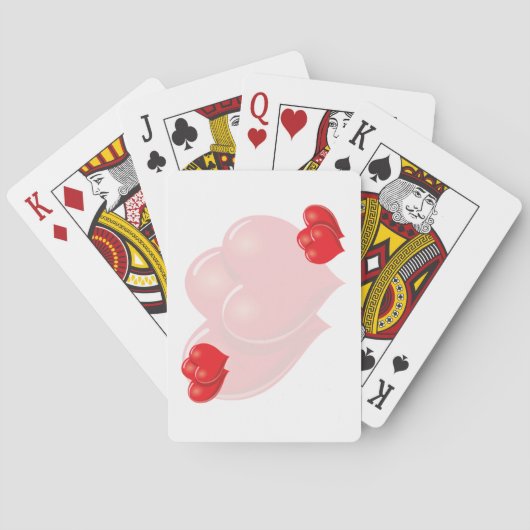 ハートは重いハート トランプ (裏面)