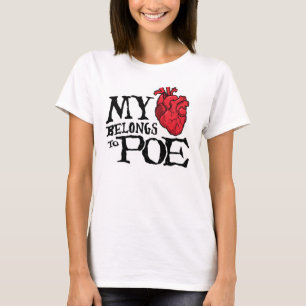 ハートはPoeの女性のTシャツに属します Tシャツ