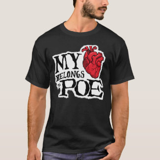 ハートはPoeの暗闇のTシャツに属します Tシャツ