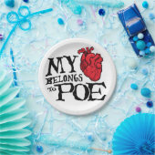 ハートはPoeの紙皿に属します ペーパープレート (パーティー)