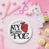 ハートはPoeの紙皿に属します ペーパープレート (パーティー)