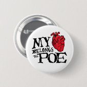 ハートはPoeボタンに属します 缶バッジ (正面&裏面)