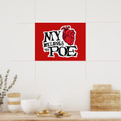 ハートはPoeポスターに属する ポスター (キッチン)