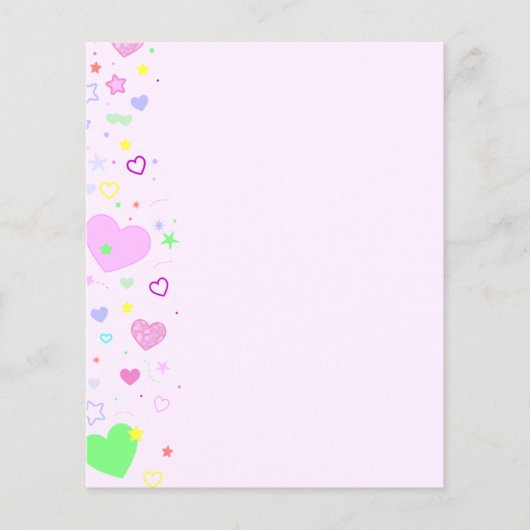 ハートひな形 チラシ (正面)