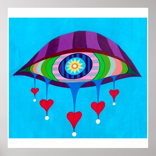 ハートぶら下がったのオン ポスター (正面)