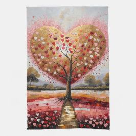 ハートへのパス キッチンタオル