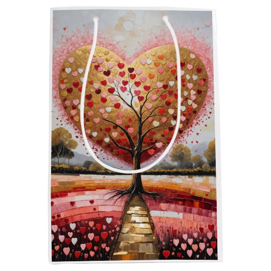 ハートへのパス ミディアムペーパーバッグ (正面)