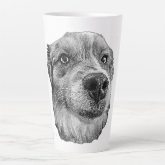 ハートへ カフェラテマグ (正面)