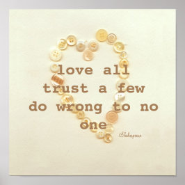 ハートやる気を起こさせる愛のポスター引用文 ポスター