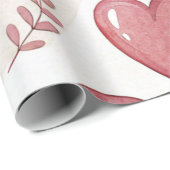 ハートよくはしゃぐバルーンXOXOバレンタイン ラッピングペーパー (ロールコーナー)
