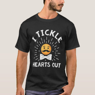 ハートをくすぐり出すパパ パパのユーモア パパのジョーク Tシャツ
