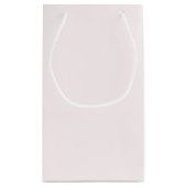 ハートをときめかせる花嫁の蝶々シャワー スモールペーパーバッグ (裏面)