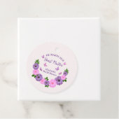 ハートをときめかせる花嫁の蝶々シャワー フェイバータグ (インサイチュ)