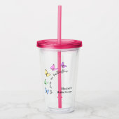 ハートをときめかせる ブライダルシャワー アクリルタンブラー (正面)
