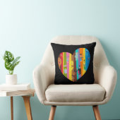 ハートをひとつに クッション (椅子)