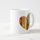 ハートをひとつに ジャンボコーヒーマグカップ (正面右)