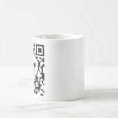 ハートをスキャン コーヒーマグカップ (中央)