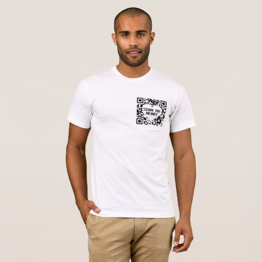 ハートをスキャンTシャツ Tシャツ (正面フル)