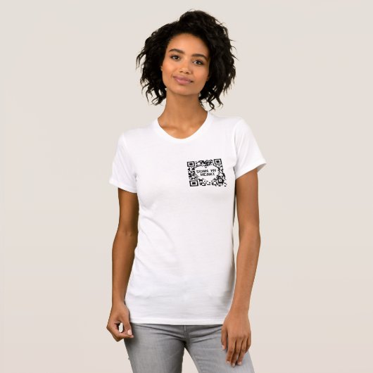 ハートをスキャンTシャツ Tシャツ (正面フル)