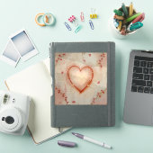 ハートをテーマにした絵画画像コレクション シール (iPadカバー)