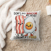 ハートをベーコンにしないで クッション (ブランケット)