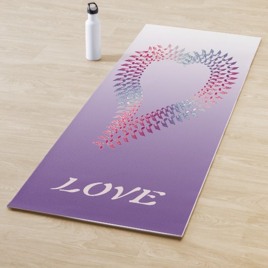 ハートを作る音符 ヨガマット (インサイチュ)