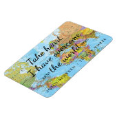 ハートを取れ、私は世界を克服した。 マグネット (左側)