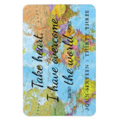 ハートを取れ、私は世界を克服した。 マグネット (縦)