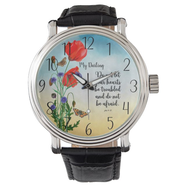 ハートを困らせるな 腕時計 (正面)