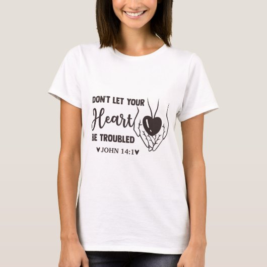 ハートを困らせるな Tシャツ (正面)