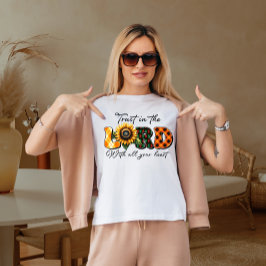 ハートを尽して主を信頼せよ Tシャツ