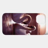 ハートを形作っている愛情のある白鳥 Case-Mate iPhoneケース (裏面 (横))